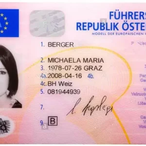 Buy Austrian Driving License